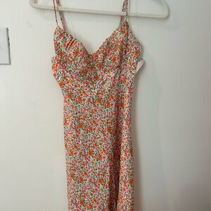 Floral Spaghetti Strap Dress